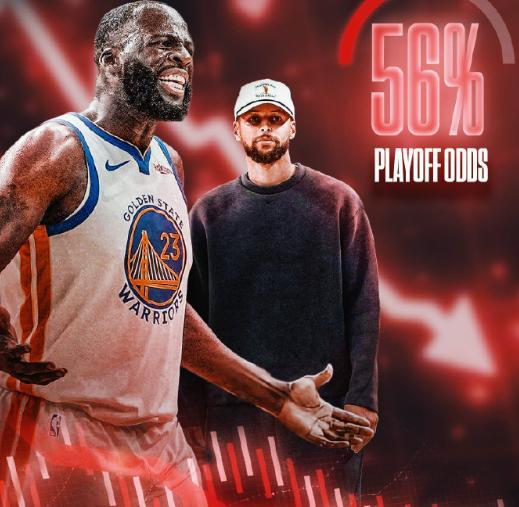 格林复出遭遇五连败，累计正负值-73！库里看他的眼神都变了